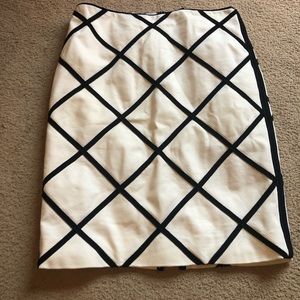 Black and white skirt